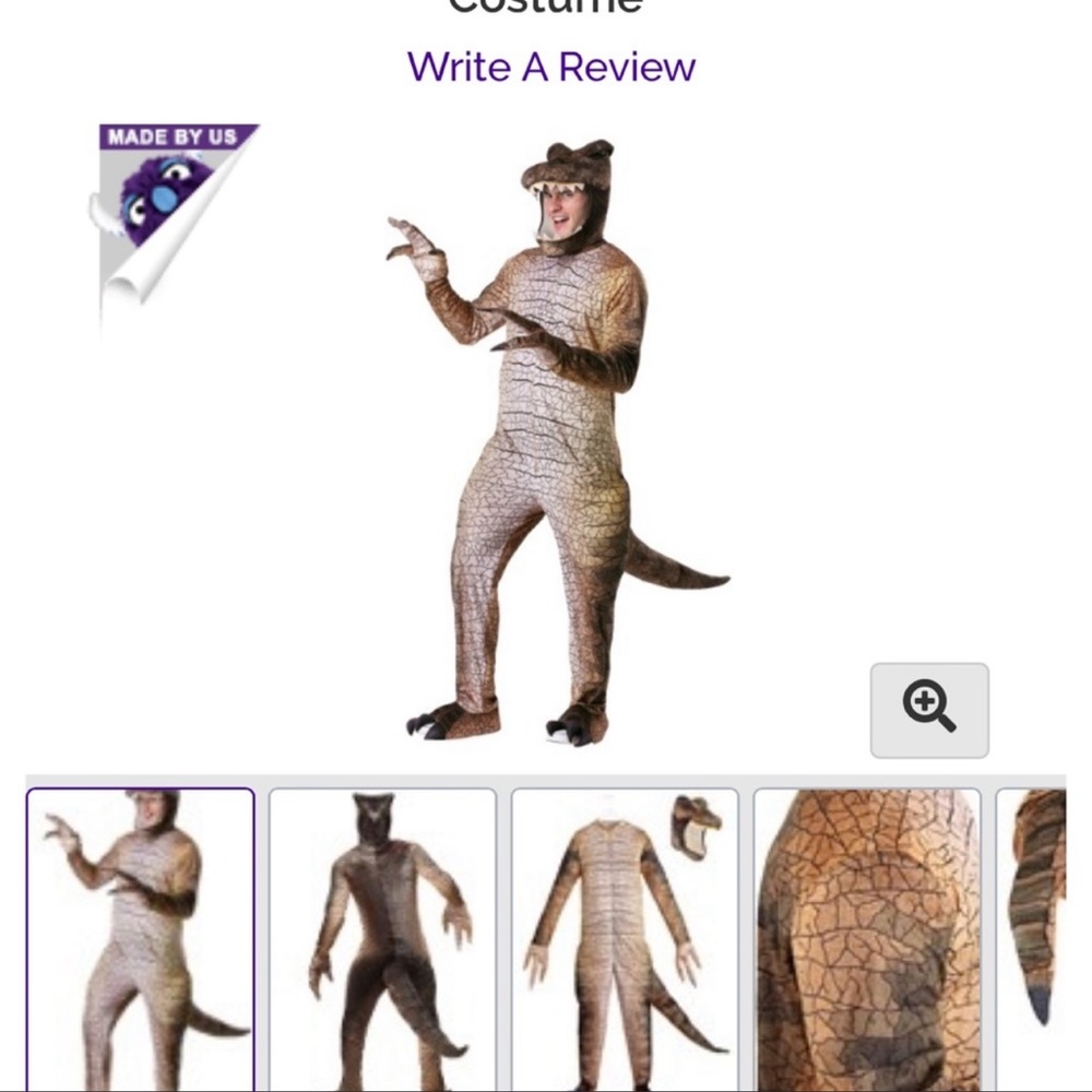 Men’s Trex costume